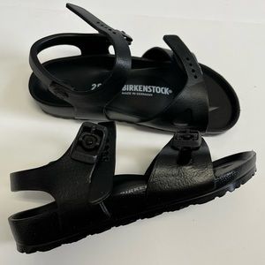 Birkenstock Kids Rio Eva Black Sandals Size US 10 Narrow Fit